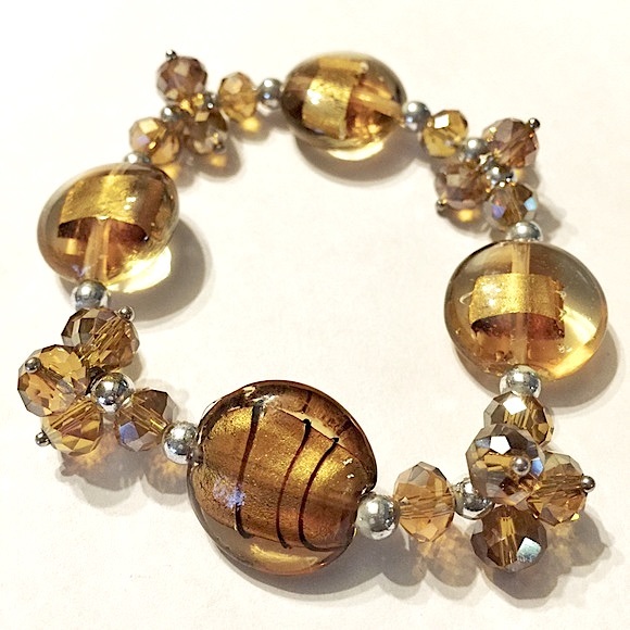 Beaded Stretch Bracelet - Picture 3 of 4